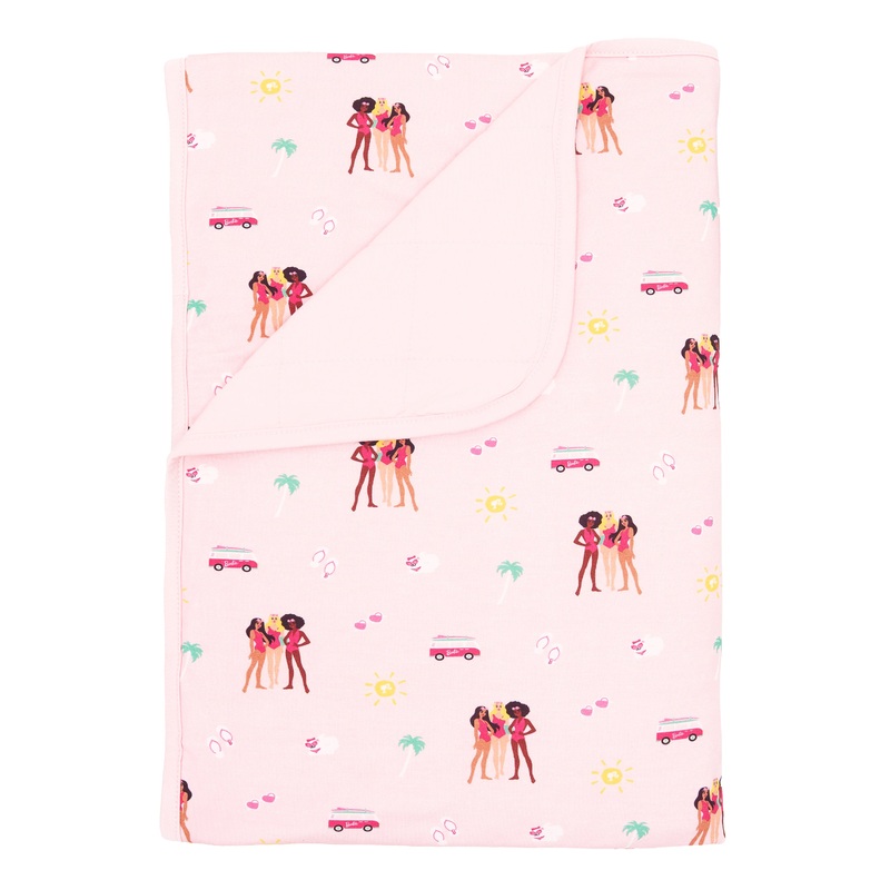 Toddler Blanket in Barbie Beach 1.0