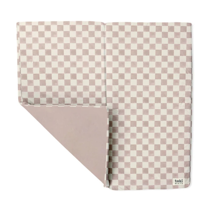 Toki Kids Standard Padded Play Mat 40″ x 40″, Checker Gumdrop