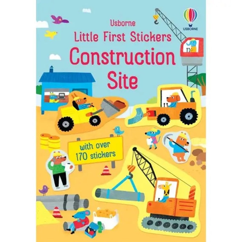 Usborne Little First Stickers Construction Site