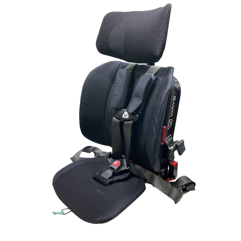 WAYB Pico Portable Car Seat Bundle, 2022, Jet, With Travel Bag