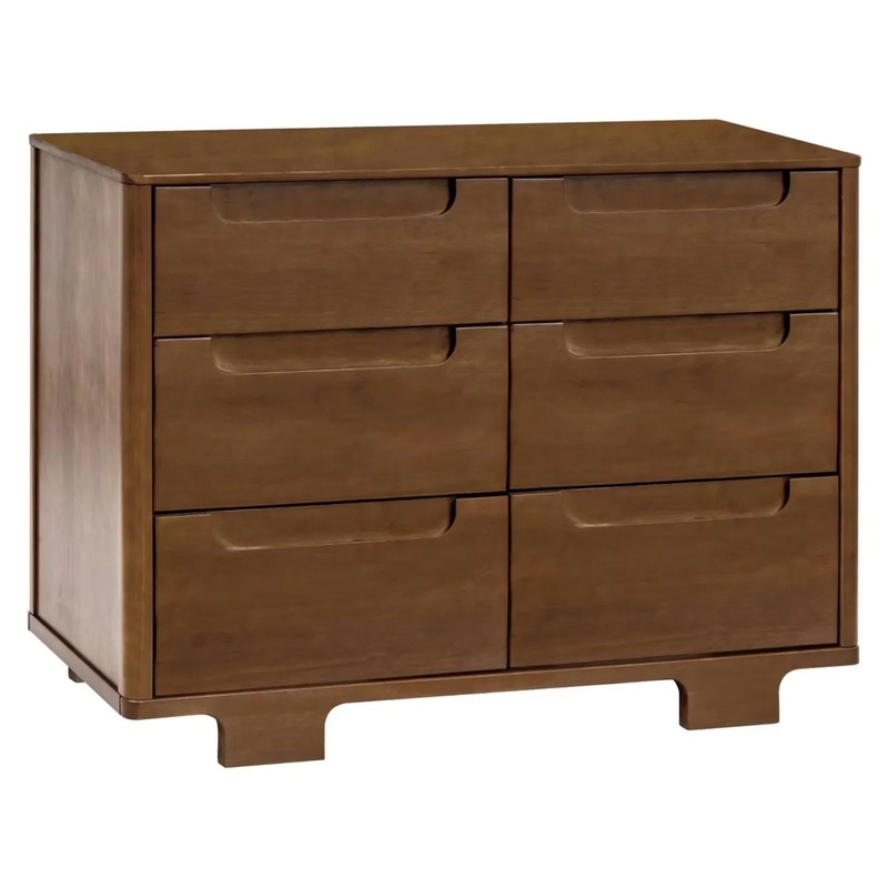 Yuzu 6-drawer Dresser – Natural Walnut
