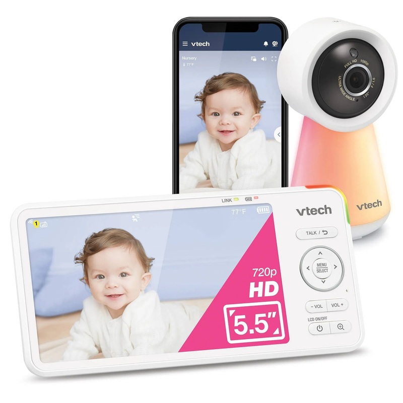 5.5 HD Smart Fixed Position Video Baby Monitor