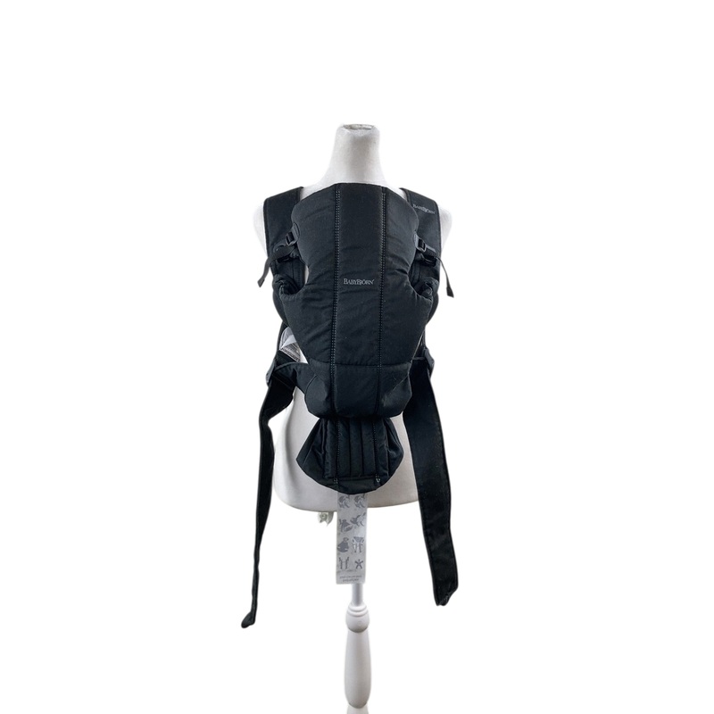 BabyBjorn Baby Carrier Mini, Black Cotton