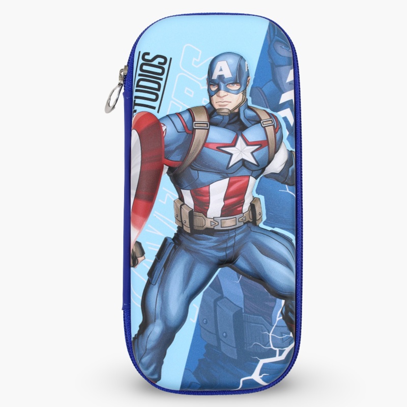 Captain America Pencil Case  Light Blue