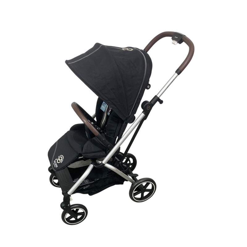Cybex Eezy S Twist+2 Stroller, 2022, Moon Black