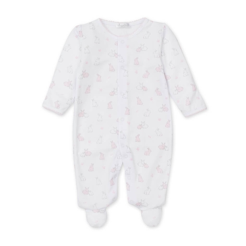 Kissy Kissy Print Footie Bunny Burrows