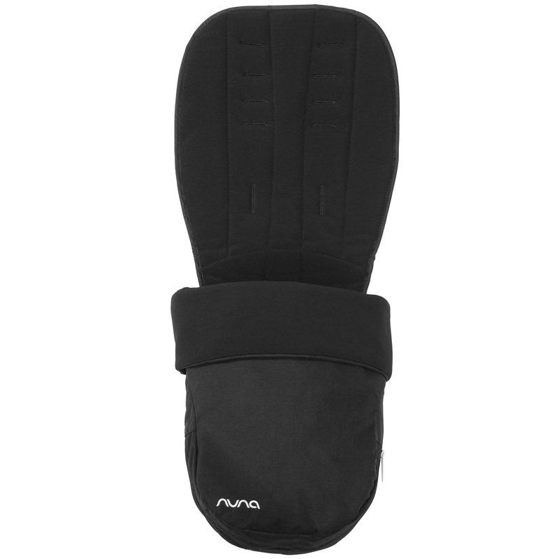 Nuna Mixx Dual Footmuff & Seat Liner – Caviar