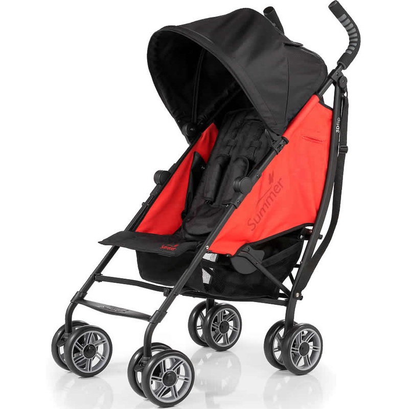 Summer Infant 3D Flip Umbrella Stroller – Rerun Red