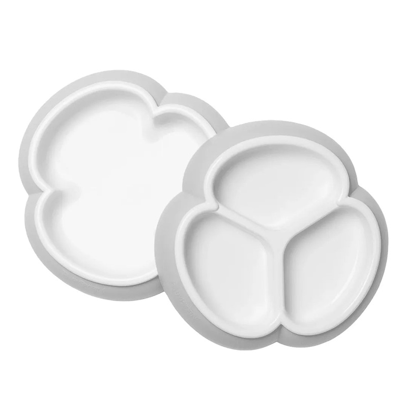 Baby Plate Set, 2-pack – Grey