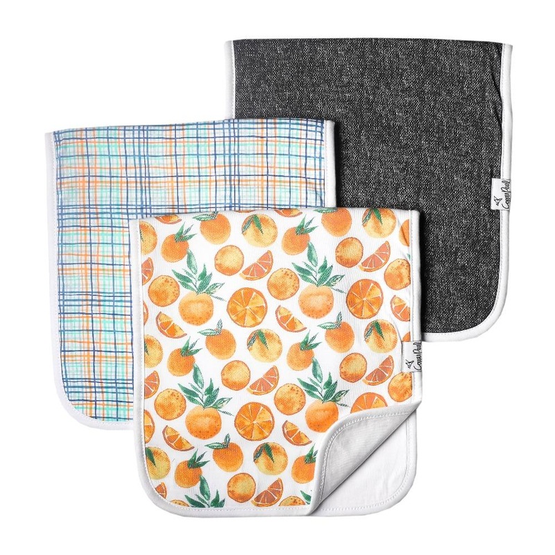 Copper Pearl Premium Burp Cloths | Citrus