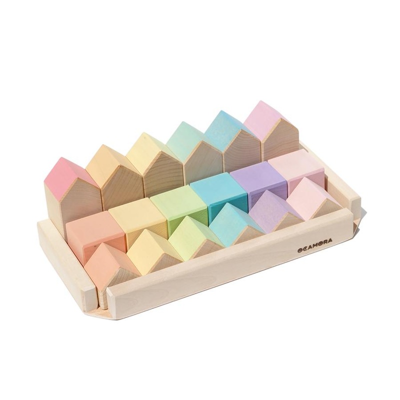 Houses and Cubes – Pastel