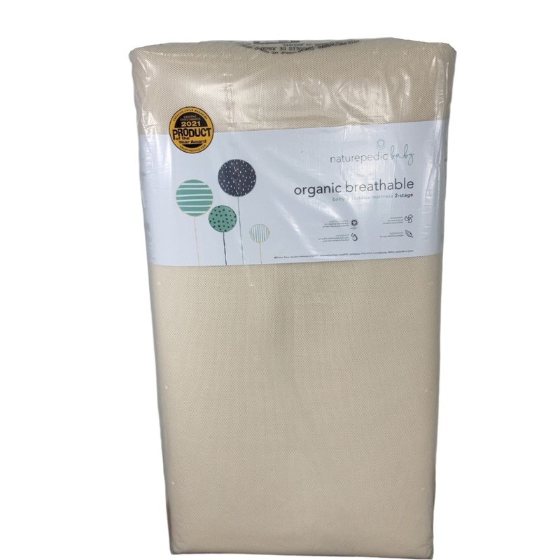 Naturepedic Organic Breathable Ultra 2-Stage Mattress, Natural
