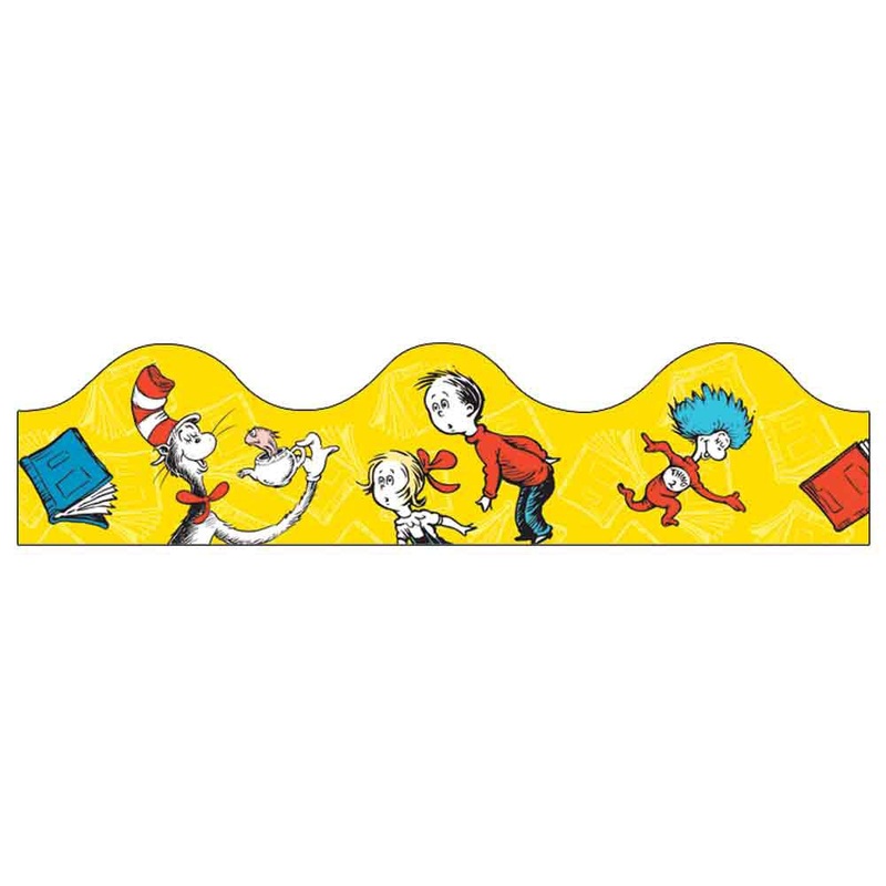 Cat in the Hat Yellow Deco Trim (D)