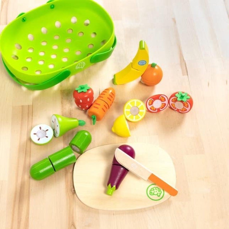 Fat Brain Toys – Pretendables  Fruit & Veggie Basket