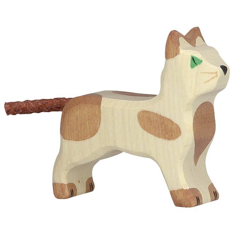 Holztiger Wooden Animal Cat Standing
