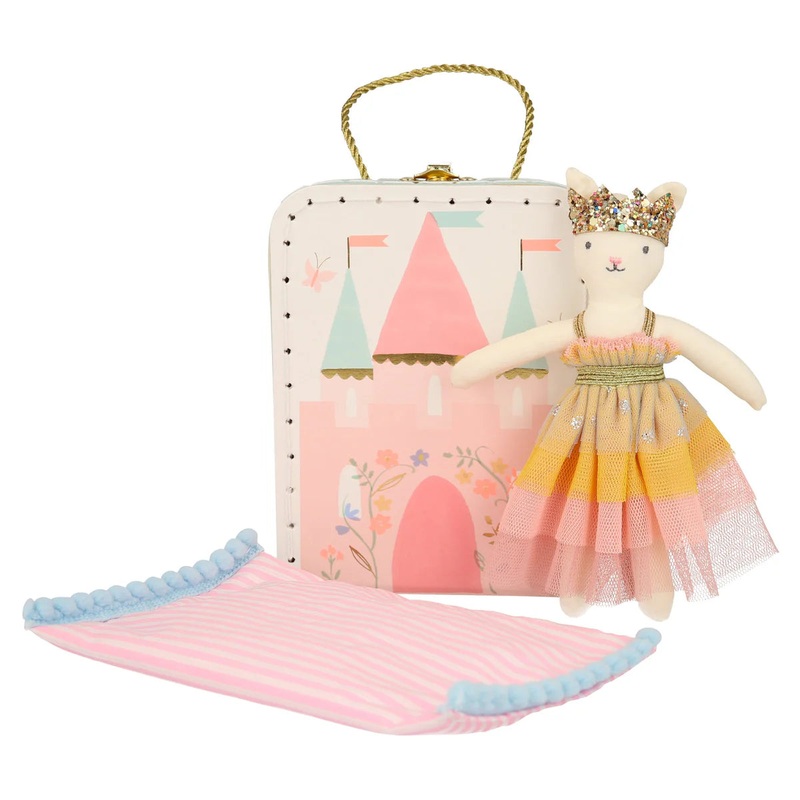 Meri Meri Castle & Princess Cat Mini Suitcase Doll