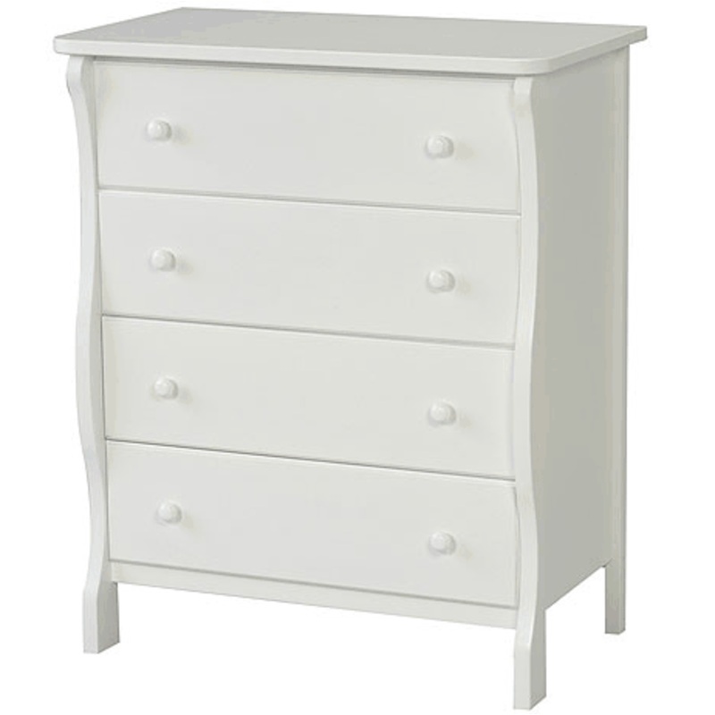 Simplicity Ellis 4 Drawer Chest in White