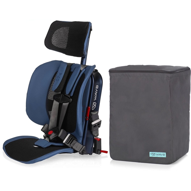 WAYB Pico Forward Facing Travel Car Seat + Travel Bag – Midnight