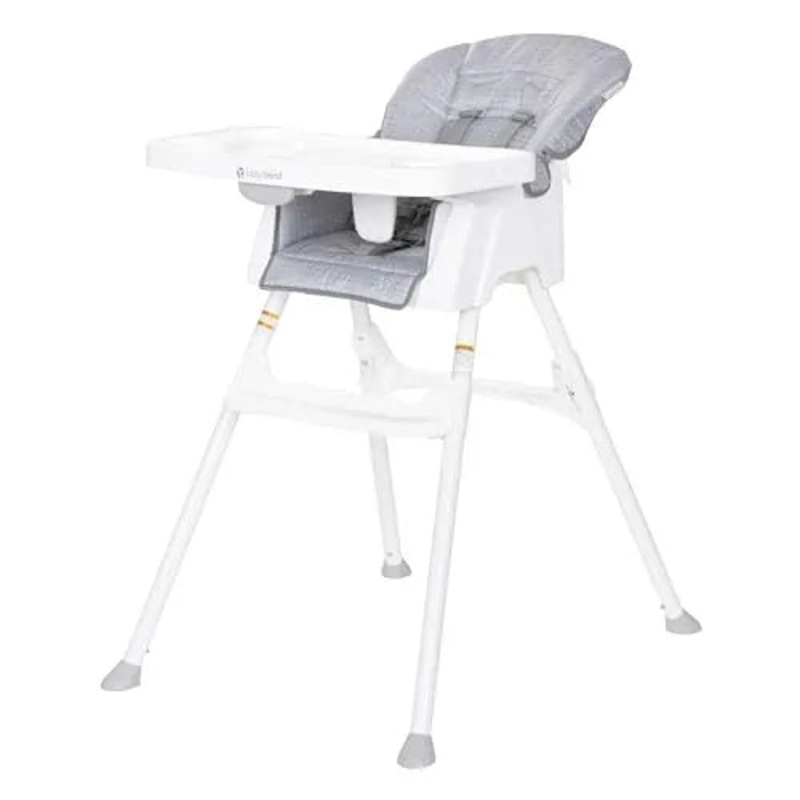 Baby Trend Adapt 4-in-1 High Chair to Toddler Chair – Crosshatch Gray