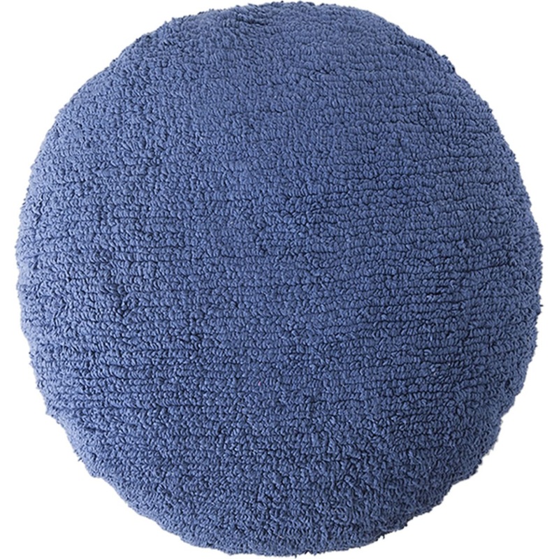 Lorena Canals Big Dot Cushion – Navy (1’8″ x 1’8″)