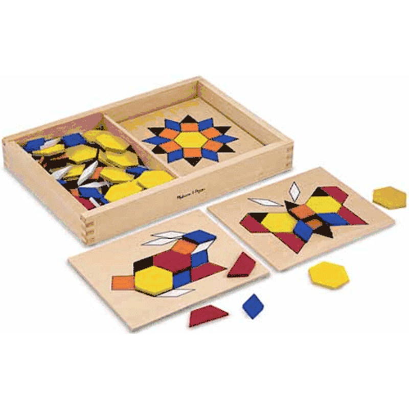 Melissa & Doug Pattern Blocks and Boards