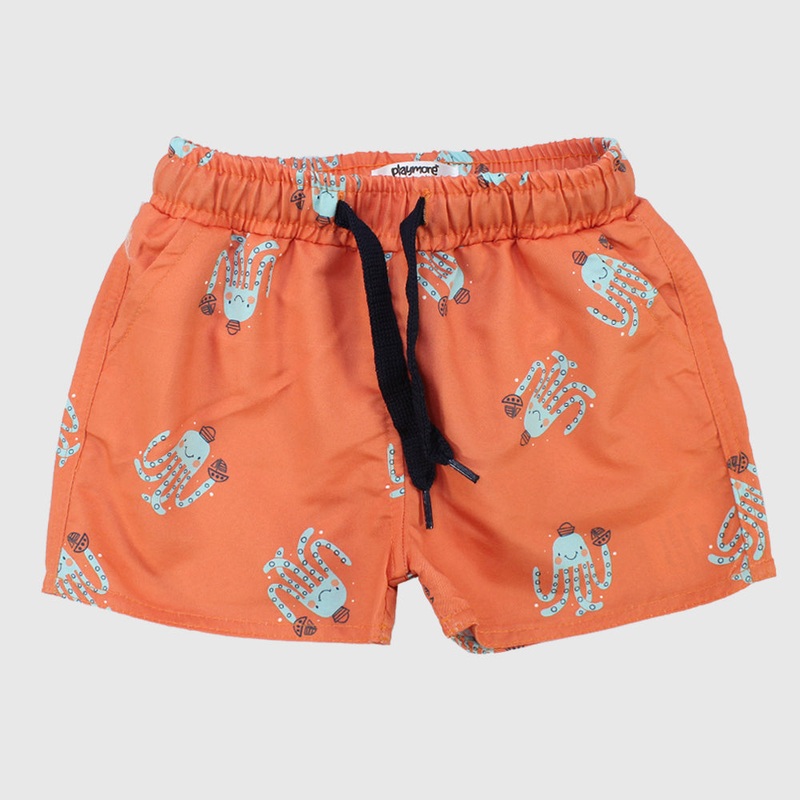 Octopus Orange Swim Suit