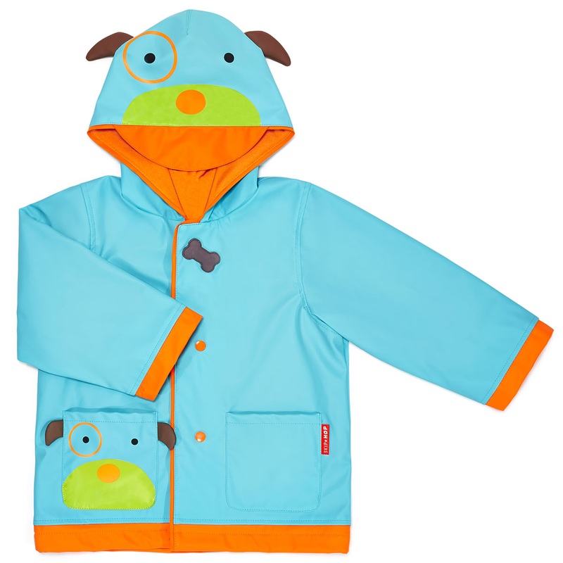 Skip Hop Zoo Little Kid Raincoat, Small (2) – Dog