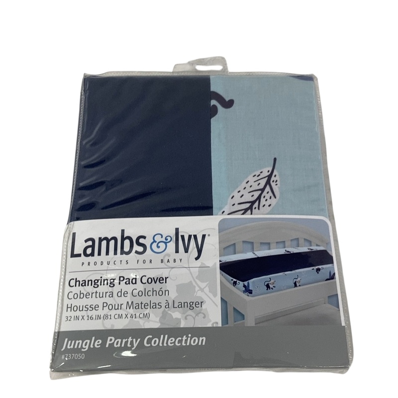 Lambs & Ivy Changing Pad Cover, Jungle Party