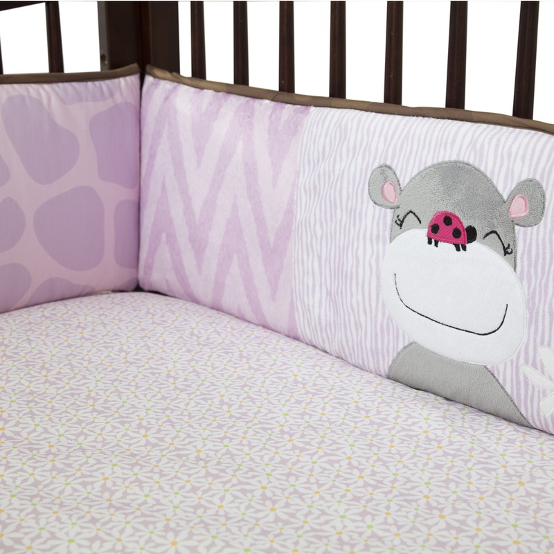 Lambs & Ivy Ladybug Jungle Crib Bumper