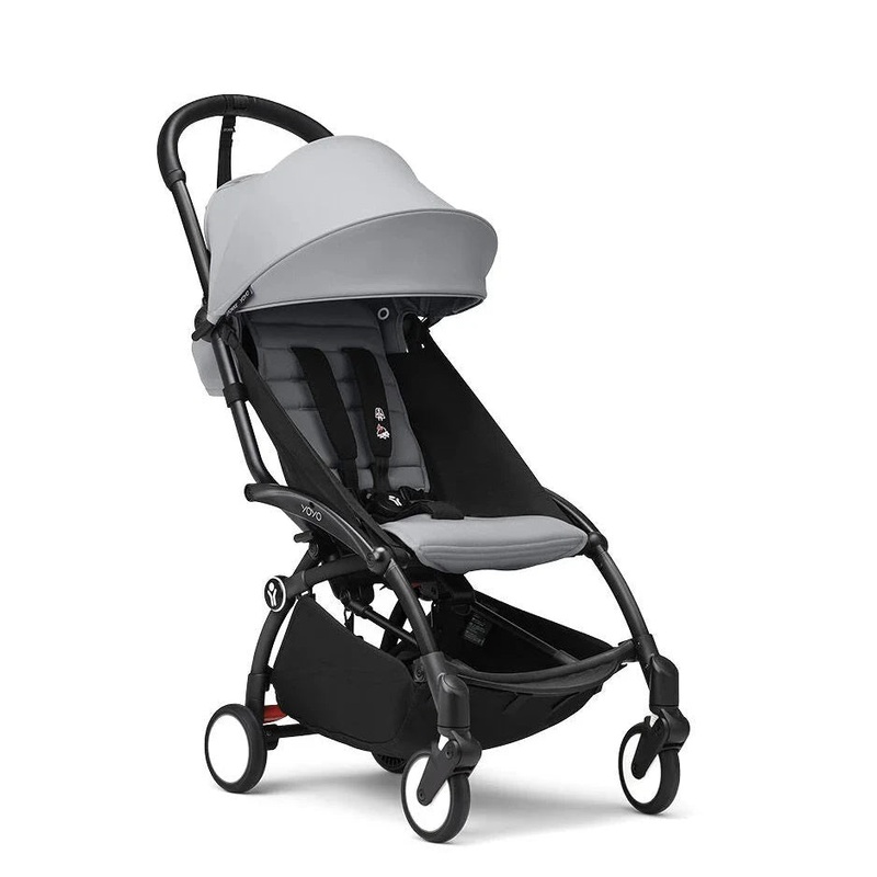 Stokke YOYO Stroller From 6 Months – Stone on Black Frame