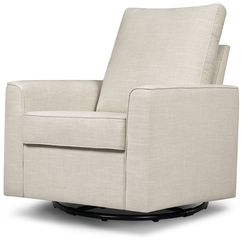 Million Dollar Baby Alden Swivel Glider – Wheat Linen