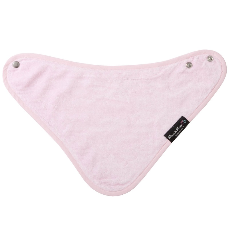 Mum 2 Mum Bandana Wonder Bib – Baby Pink