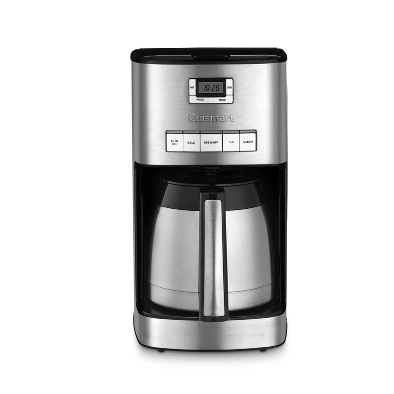 12-Cup Programmable Coffeemaker – Stainless Steel