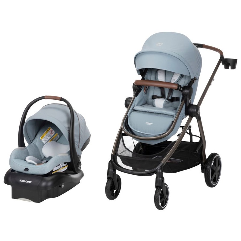 Maxi-Cosi OPEN BOX Zelia 2 Luxe 5-in-1 Modular Travel System – New Hope Grey
