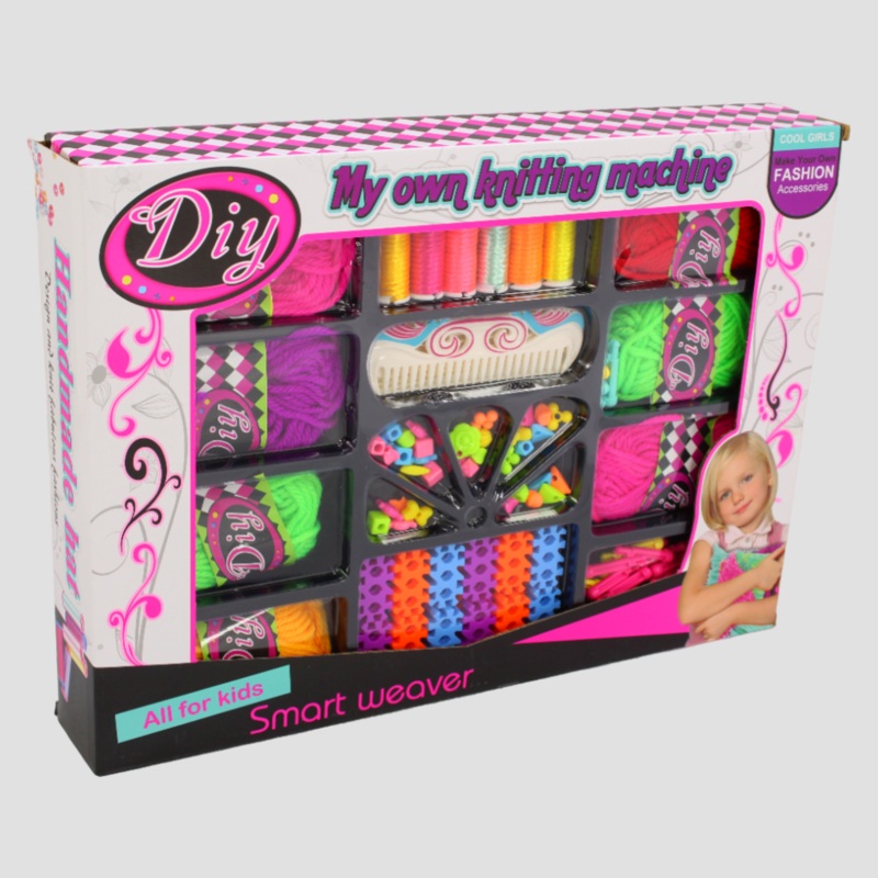 My Own Knitting Machine DIY Kit  Creative Weaving & Knitting Set