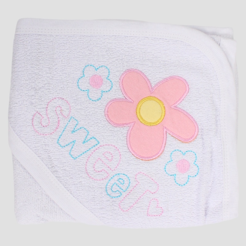 Sweet Flower Baby Hooded Towel