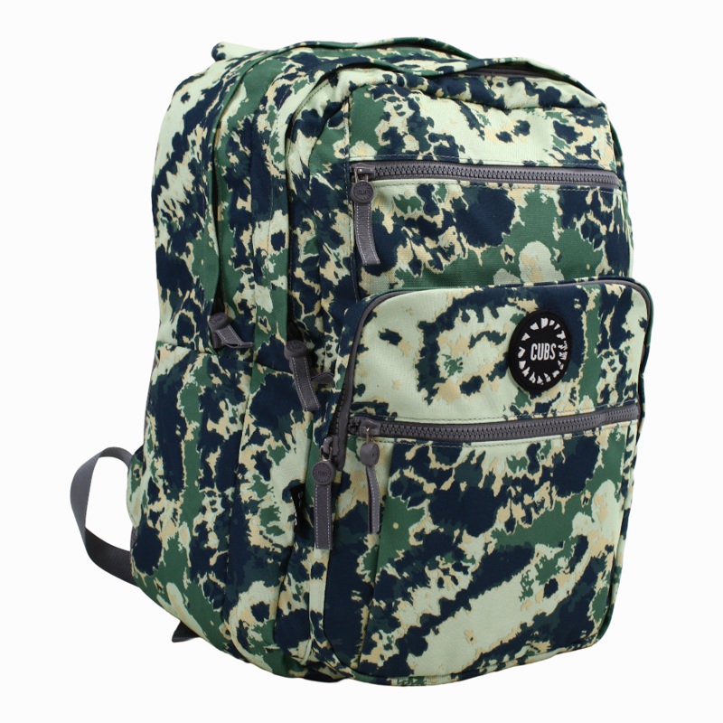 Cubs Backpack 18-Inch – Army Green Tie Dye