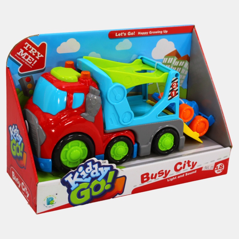 DHTS10331Busy City Truck With Ligh And Sound