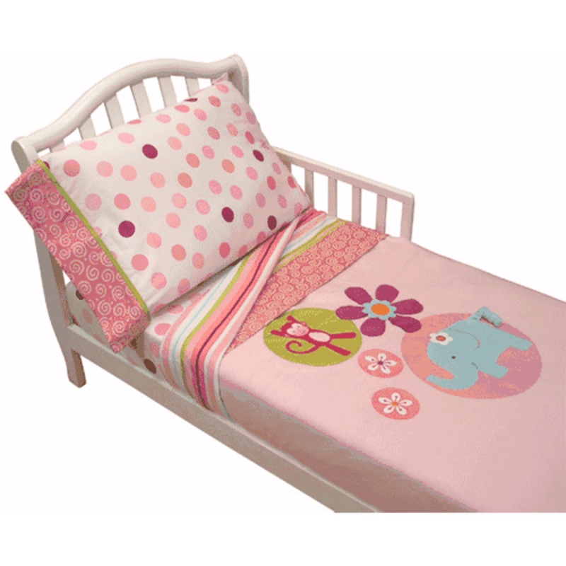 Lambs & Ivy Lollipop Jungle 4 Piece Toddler Set
