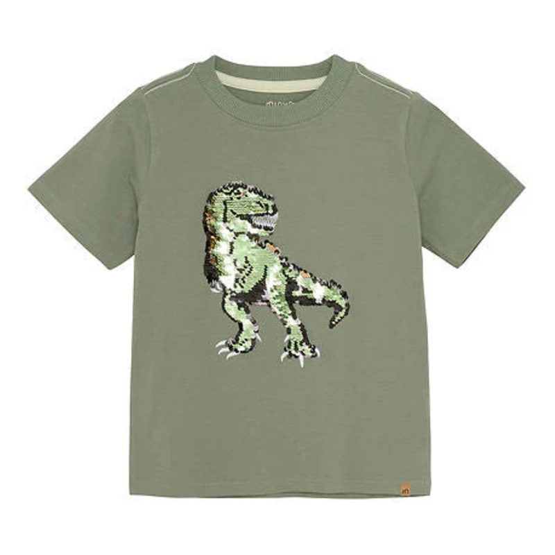 Minymo Dinosaur Sequin T-Shirt