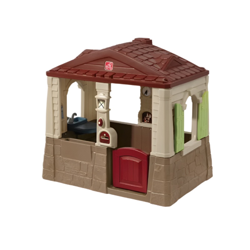 Step2 Neat & Tidy Cottage Playhouse, Brown