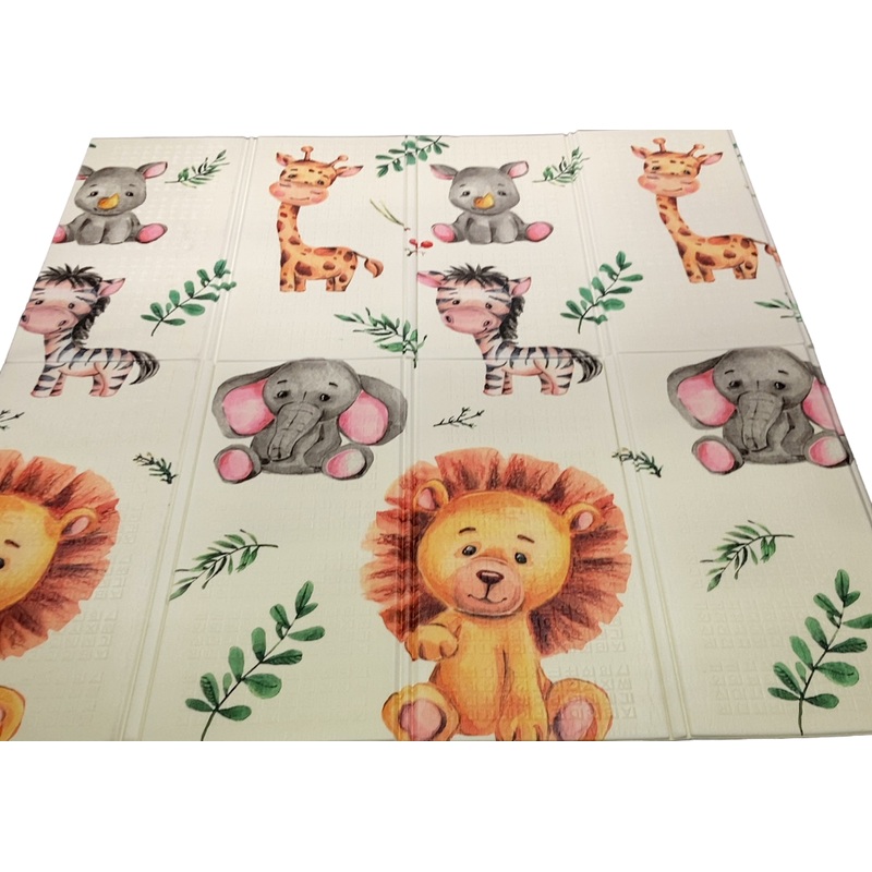 Noonkty Foldable Baby Extra Large Play Mat, Lion
