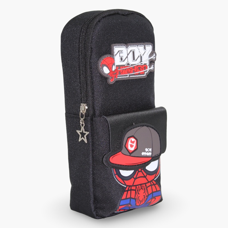 Spiderman Pencil Case – Black