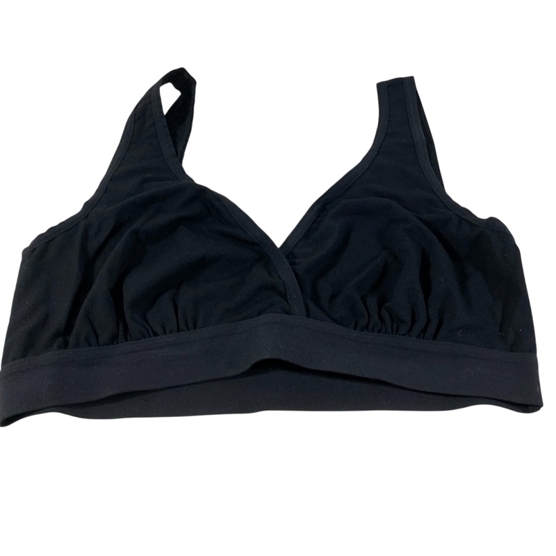 Storq Deluxe Nursing and Sleep Bra, Black, Medium, Regular