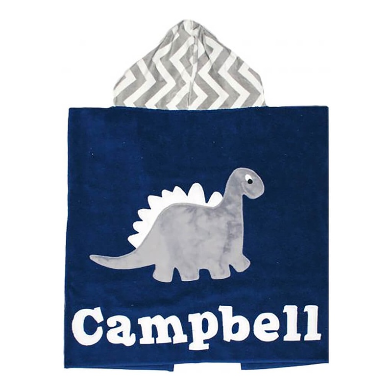 Towel – Navy/Baby Blue/Dinosaur