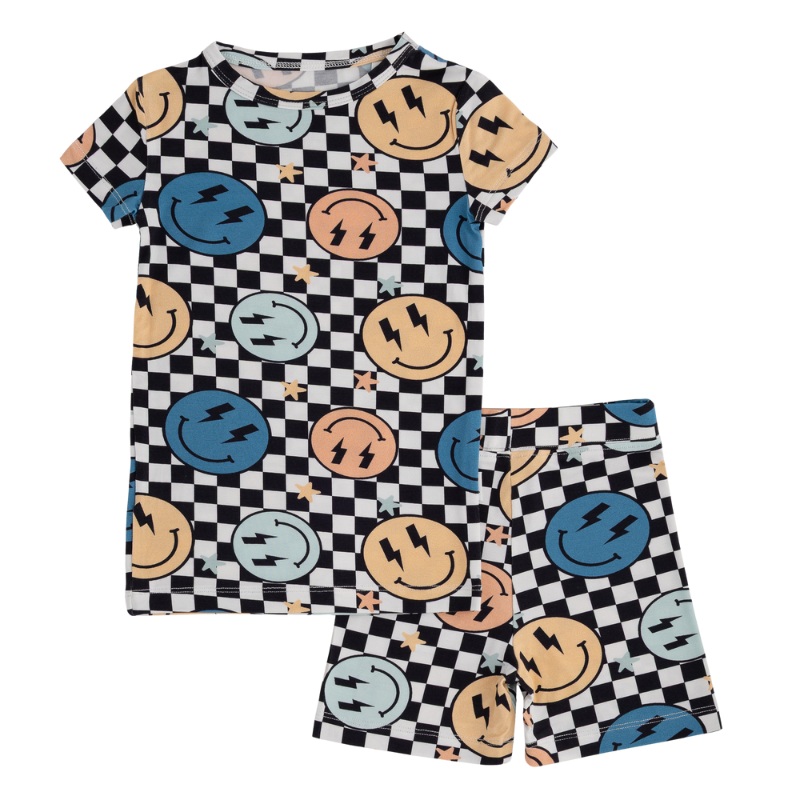 2 Piece Bamboo Short-Sleeve & Short Set