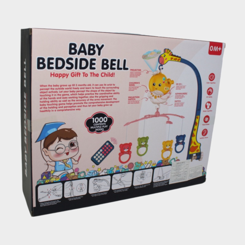 Baby Bedside Bell with 1000 Contents  Multicolor Mobile for Newborns