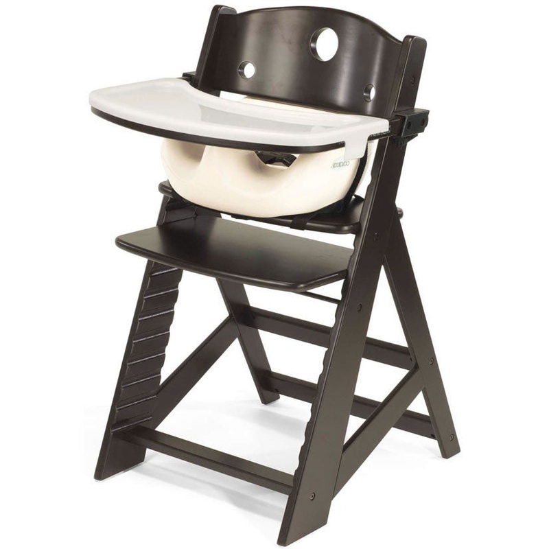 Keekaroo Height Right High Chair & Infant Insert – Espresso / Vanilla