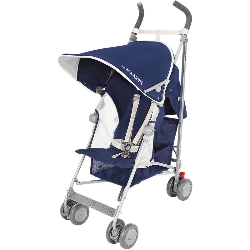 Maclaren 2016/2017 Globetrotter Umbrella Stroller – Medeival/Blue White