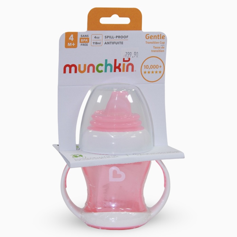 Munchkin Gentle Transition Cup 4 oz – Pink 4 months +